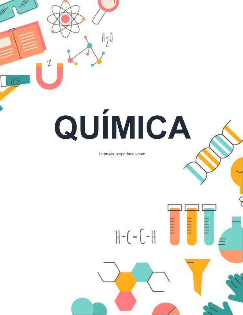 Portadas de química 2024 Listas para imprimir Descargar 100 gratis