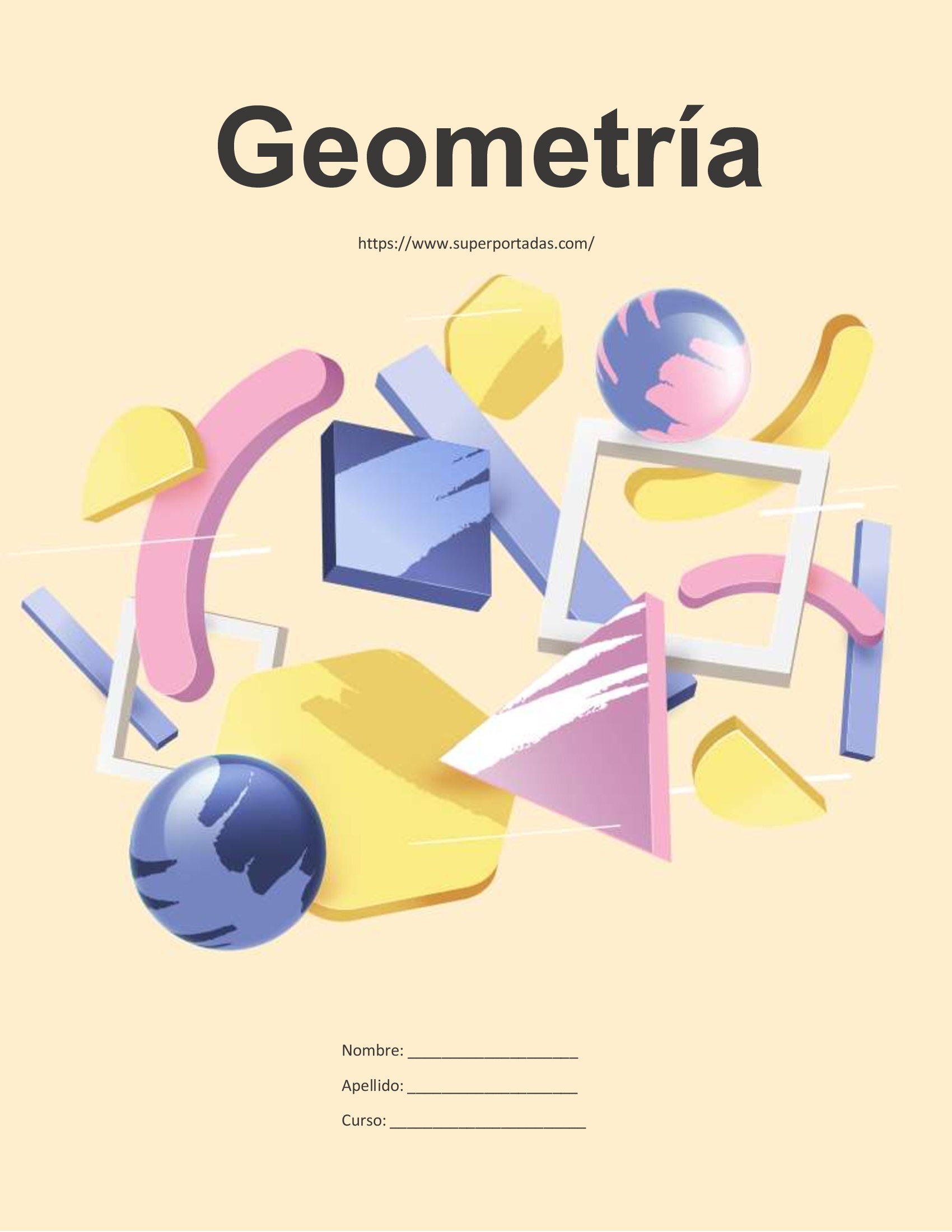 Portada Geometric - geometria