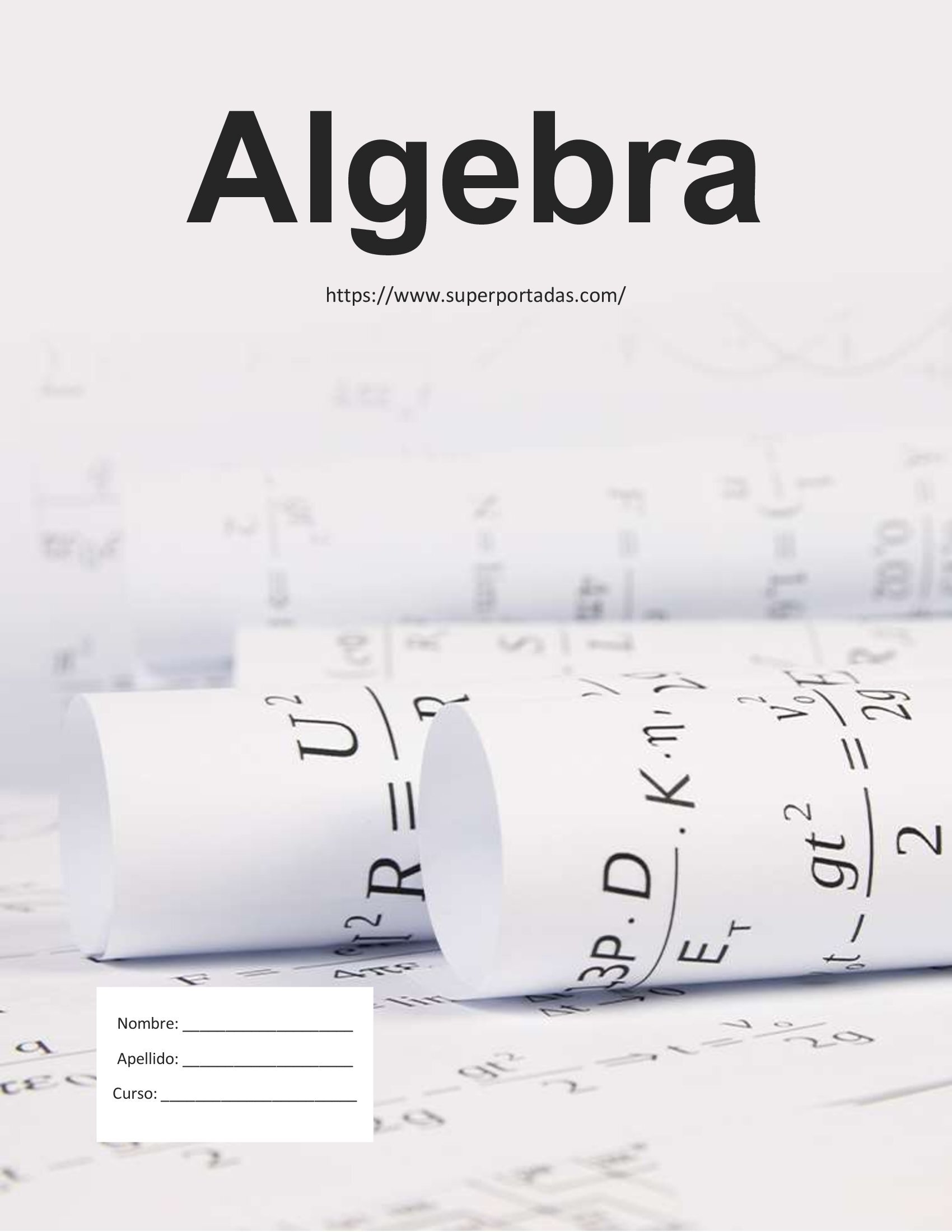 Portada Hojasrollo - algebra