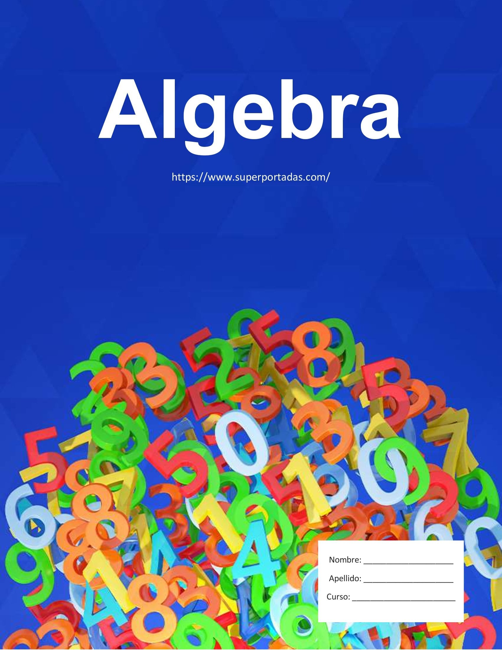 Portada LluviadeNumeros - algebra