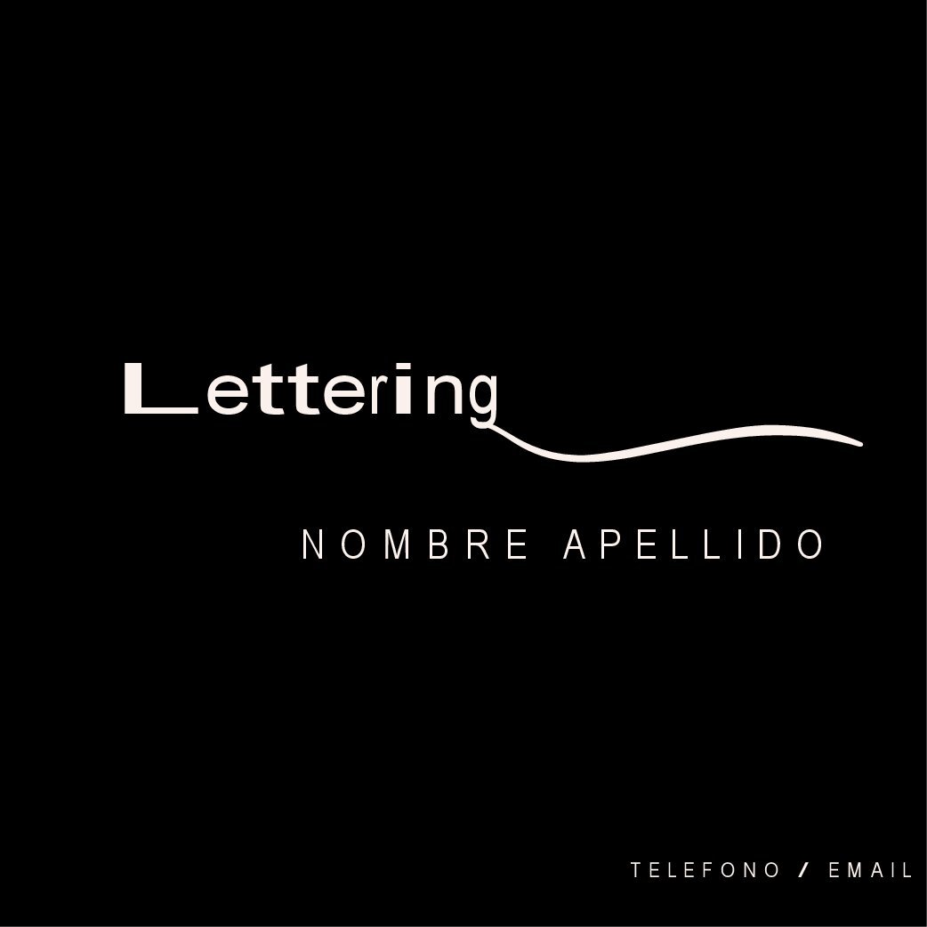 Portada Negro - lettering