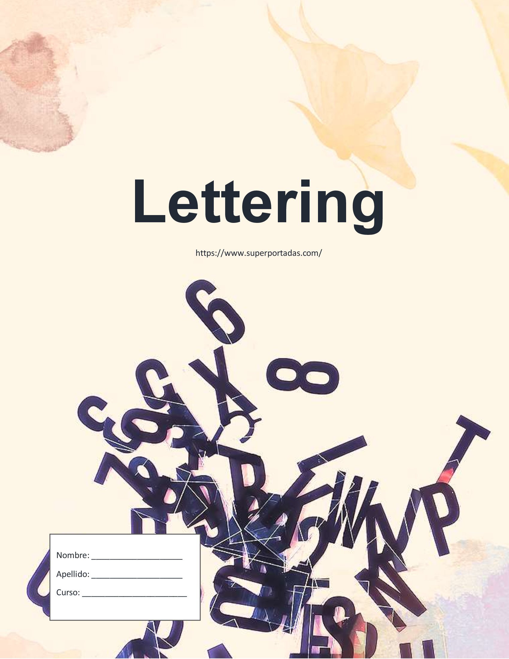 Portada Numberstyle - lettering