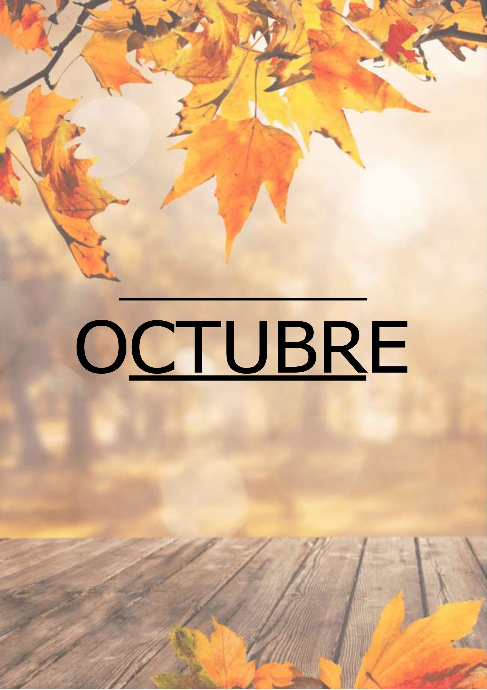Portada Octoautumn - octubre