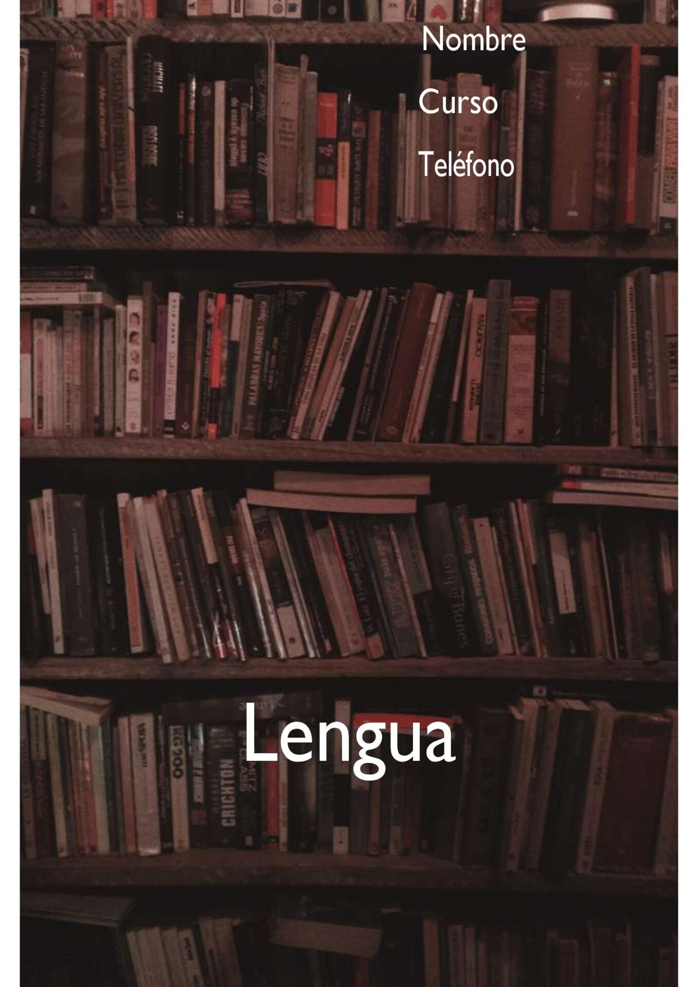 Portada Libreria