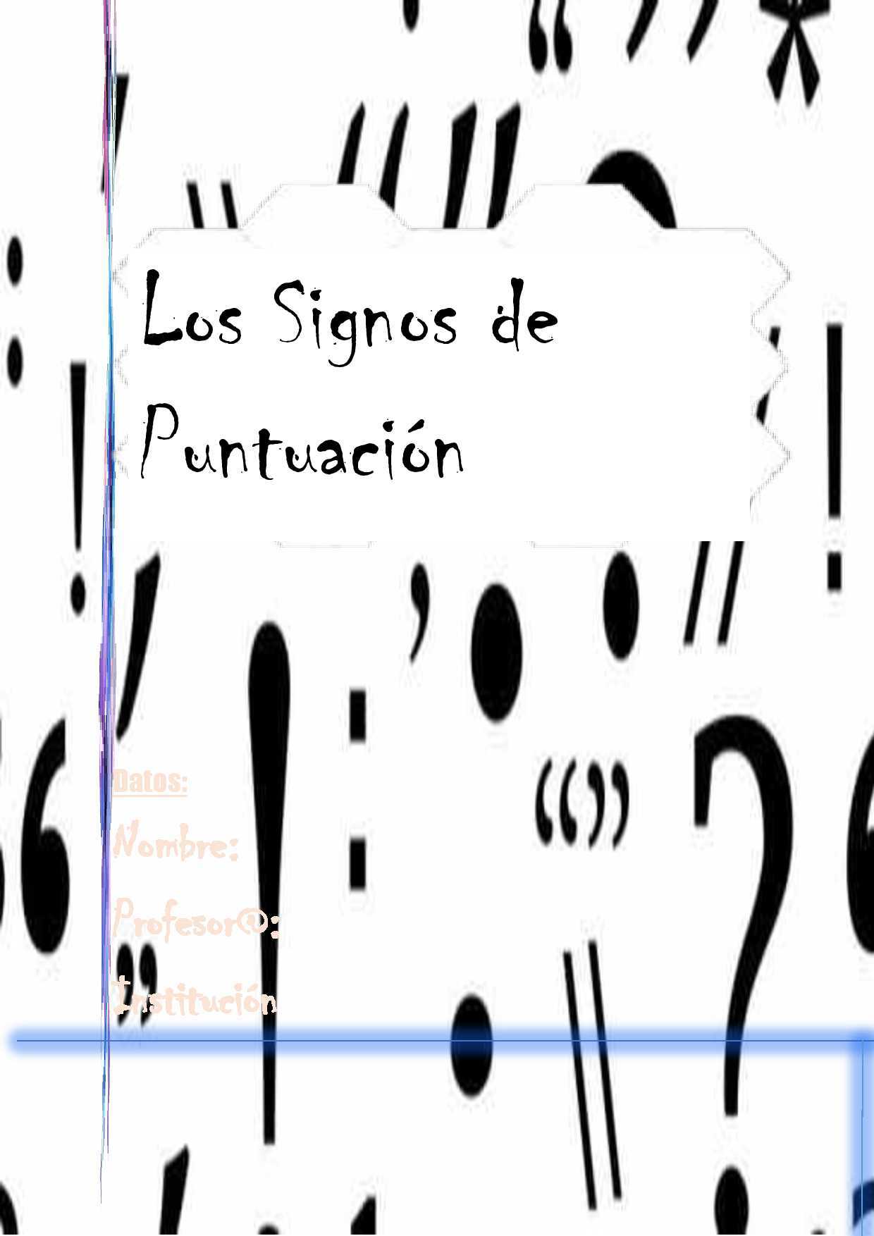 Portada Puntuacion