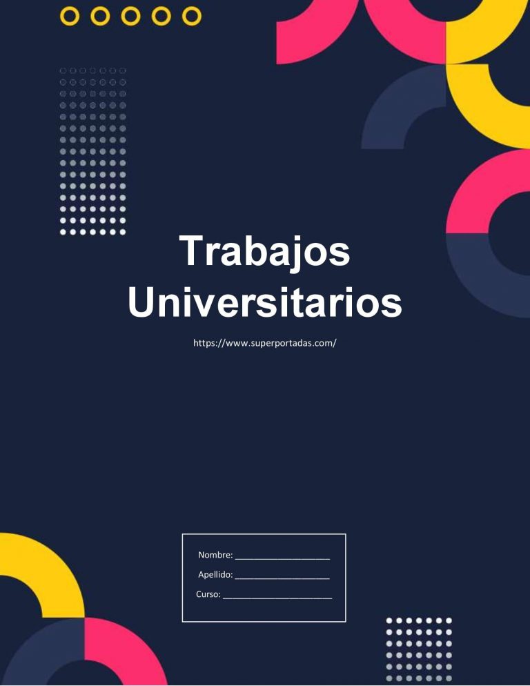 Portadas Para Trabajos Universitarios Portadas Universitarias 5178